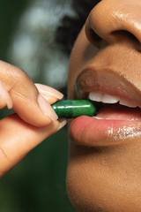 MicroFree Daily Detox pill close up ingestion